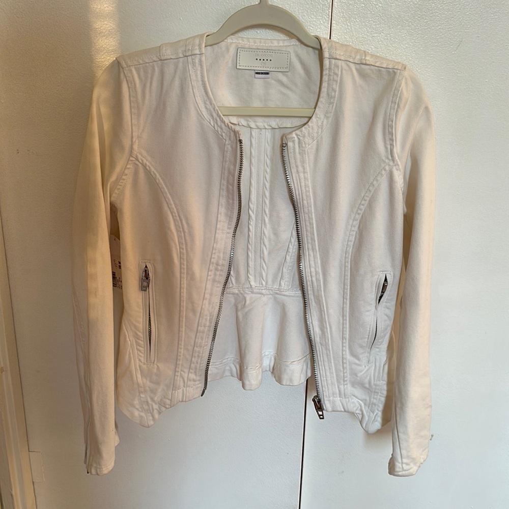 Evereve white Jean jacket